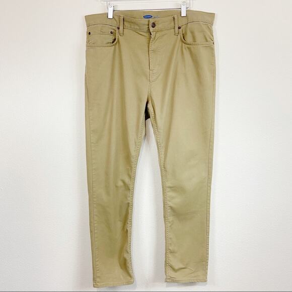 Old Navy Slim Khaki Pants Sz 36X30 - Picture 1 of 4